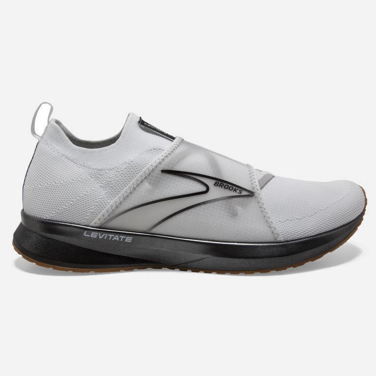 Brooks Levitate 4 Le Hardloopschoenen voor Heren Wit/Zwart (WBHAO-8912)